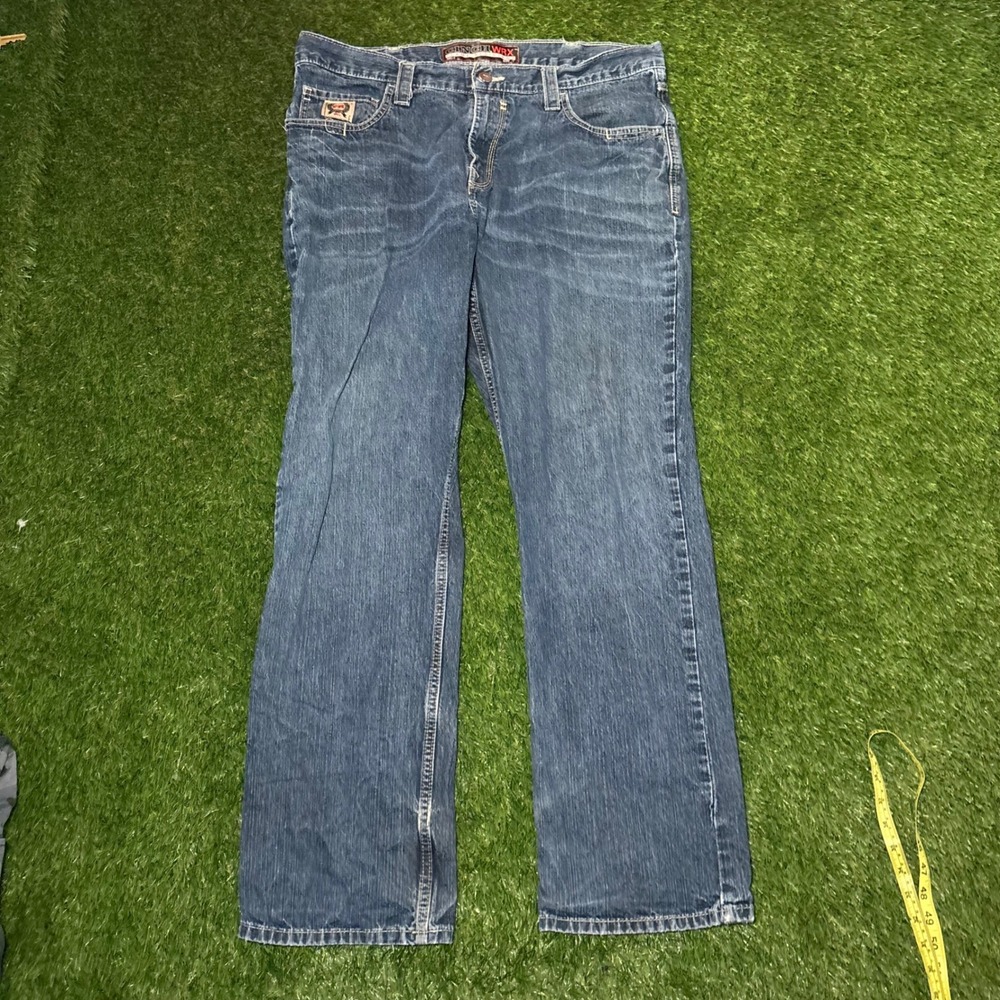 Cinch WRX Flame Resistant Jeans Men 37x34 Blue Denim FR HRC-2 NFPA 2112 Workwear